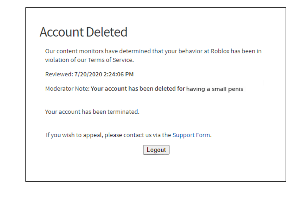 Sanserio On Twitter My Roblox Account Got Deleted What The Actual Fuck - fuck roblox at