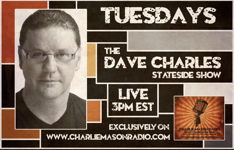 Vry cool! UK DJ Dave Charles spinning us on @charliemasonradio rn! Great show ‼️@brendatomczak @theretweetermag @wyattpauley @FORKSTER_2013 @musiccity2018 @GrungeNorris @_lgtwo @CranberryMerch2 @faith
