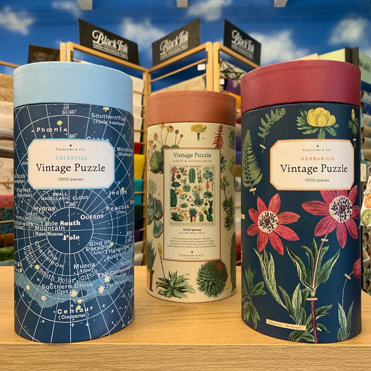 ArlenesArtist's tweet photo. New Cavallini 1000 piece #puzzles are in stock! Explore the cosmos or get inspired by #vintage #gardens. Stop in and pick yours up today. #arlenesartistmaterials #albanyNY #colonieny #upstateny #frameshop #creativeny #artsupplies #cavallini #cavallinipapers #vintagepuzzle #jigsaw https://t.co/qY8RVPtj5Q