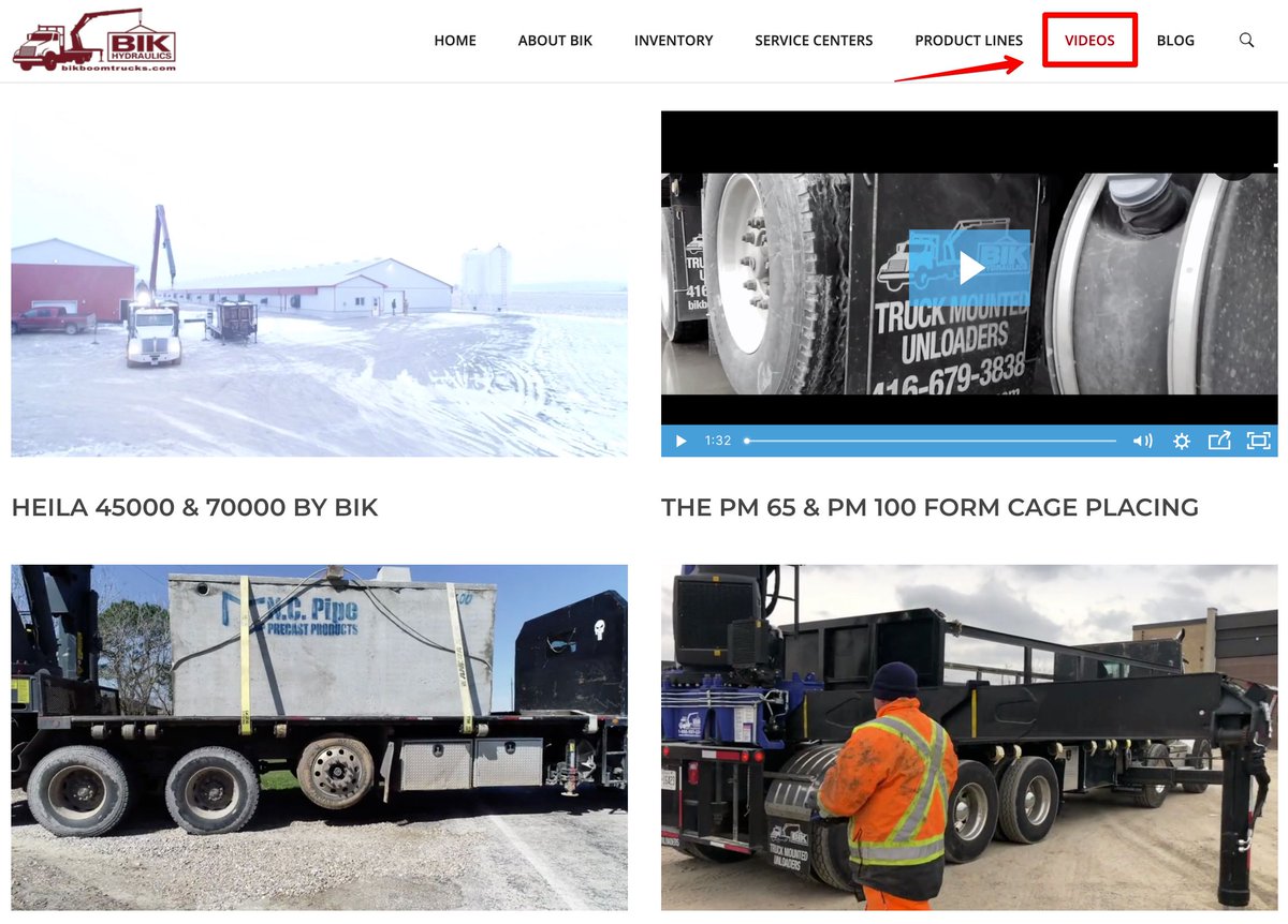 Don't forget to stop by our website and check out our assortment of videos! All you have to do is visit our website and navigate to the top of the homepage and click on VIDEOS. If you have any questions concerning our inventory please don't hesitate to give us a call!