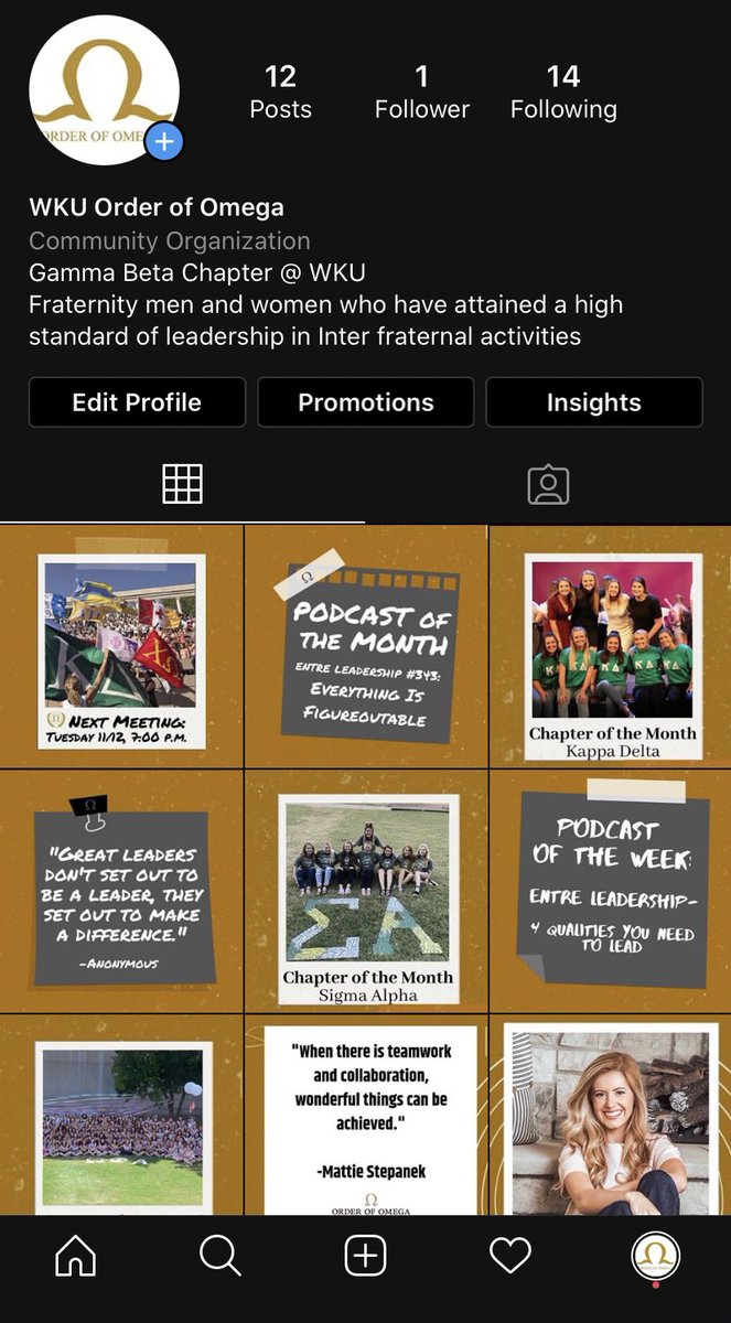 Order of Omega | WKU tweet media