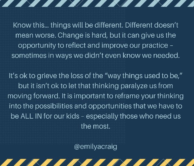 I shared these words with my staff today...