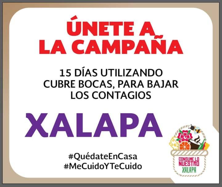 LaNotaDiaria's tweet photo. El Ayuntamiento De Xalapa  invita a la ciudadanía a unirse a la campaña de usar cubrebocas durante 15 días, esto como medida de prevención ante la propagación del virus del #COVID_19.

Únete‼️ https://t.co/4EtqDeRJei