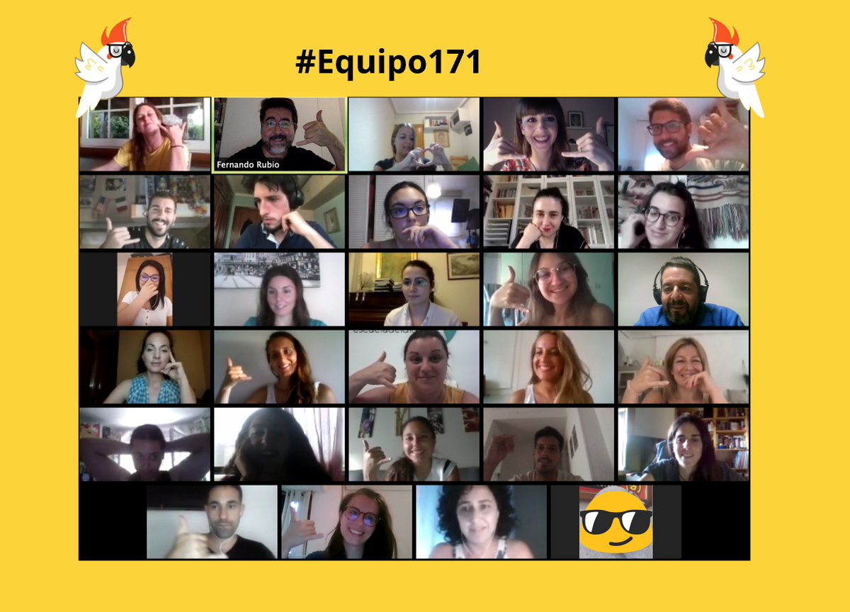 FerRubioA's tweet image. Hoy fue mi última clase con el #equipo171 de la @cacatuacreativa y no puedo decir más que GRACIAS.

Vuestra motivación, ganas de aprender, vuestro cariño y la creatividad que tenéis son increíbles. ¡Y la piña que habéis hecho!

¡Así mola enseñar! Hasta pronto, "Pajarochos". 
💛🦜