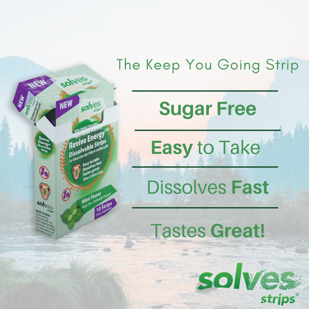 SolvesStrips's tweet photo. Need a boost to keep you going?
Try our sugar-free Revive Energy strip! Easy to take on the go and packs 80 mg of caffeine into our fast-dissolving oral strip.
Order here -> https://t.co/Gy0TBKYtDd
#onthego #caffeine #energy #keepyougoing #boost #health #fitness #solvesstrips https://t.co/EbwBqF29qv