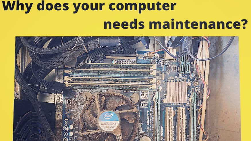 NerdsToGoVegas's tweet photo. One of the reasons that most people neglect is regular maintenance of their hardware. A dusty fan can make your computer overheat, and therefore, slow it down. NERDS know the importance of maintenance.
#computerrepair #tecnology #nerds #repairservice #lasvegas #tuesdayvibes https://t.co/8bLfQ6x0EB