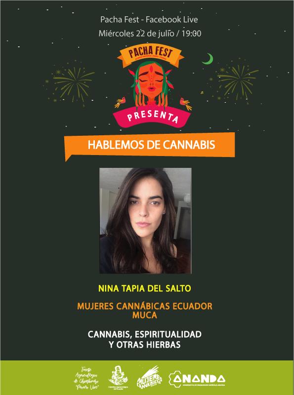 CooproAnanda's tweet photo. Este Miércoles 22 de Julio a las 19:00 horas, Paul Moreno Mejía, Paul Moreno Arteaga y Nina Tapia estarán hablando de Cannabis en #Ecuador a través de: https://t.co/9V8wvyulpk ¡Invitan: #PachaFest @MucaEc @CooproAnanda! https://t.co/L2NWATrjrU