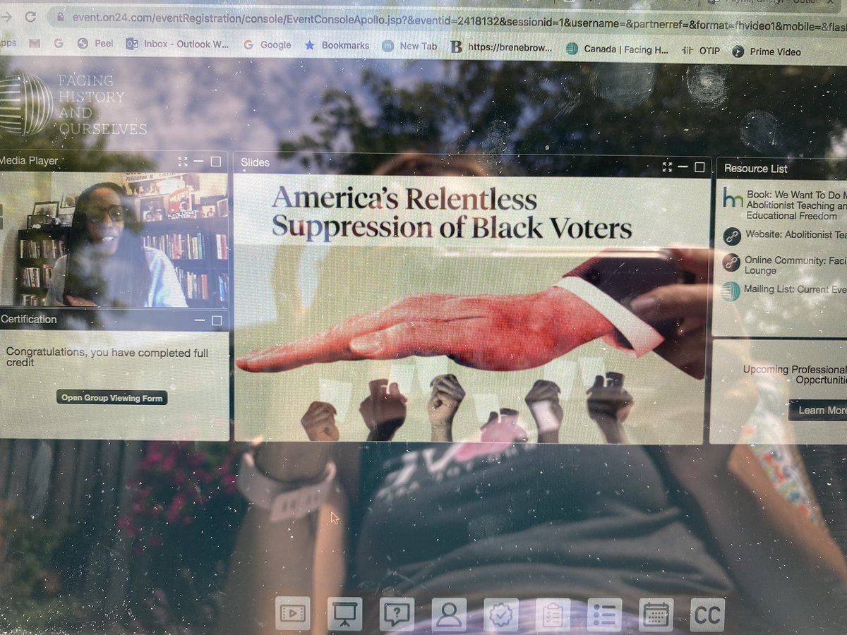 PayneStevens's tweet image. Learning from @BLoveSoulPower w/ @facinghistory  impact of Spirit murdering is slow death where Ss don’t see themselves rep &amp;amp; told not good enough. More than trauma &amp;amp; struggle. Know the brilliance of Black folx &amp;amp; teach it! Marvel at our beauty, fortitude. #FHOnline @FacingCanada