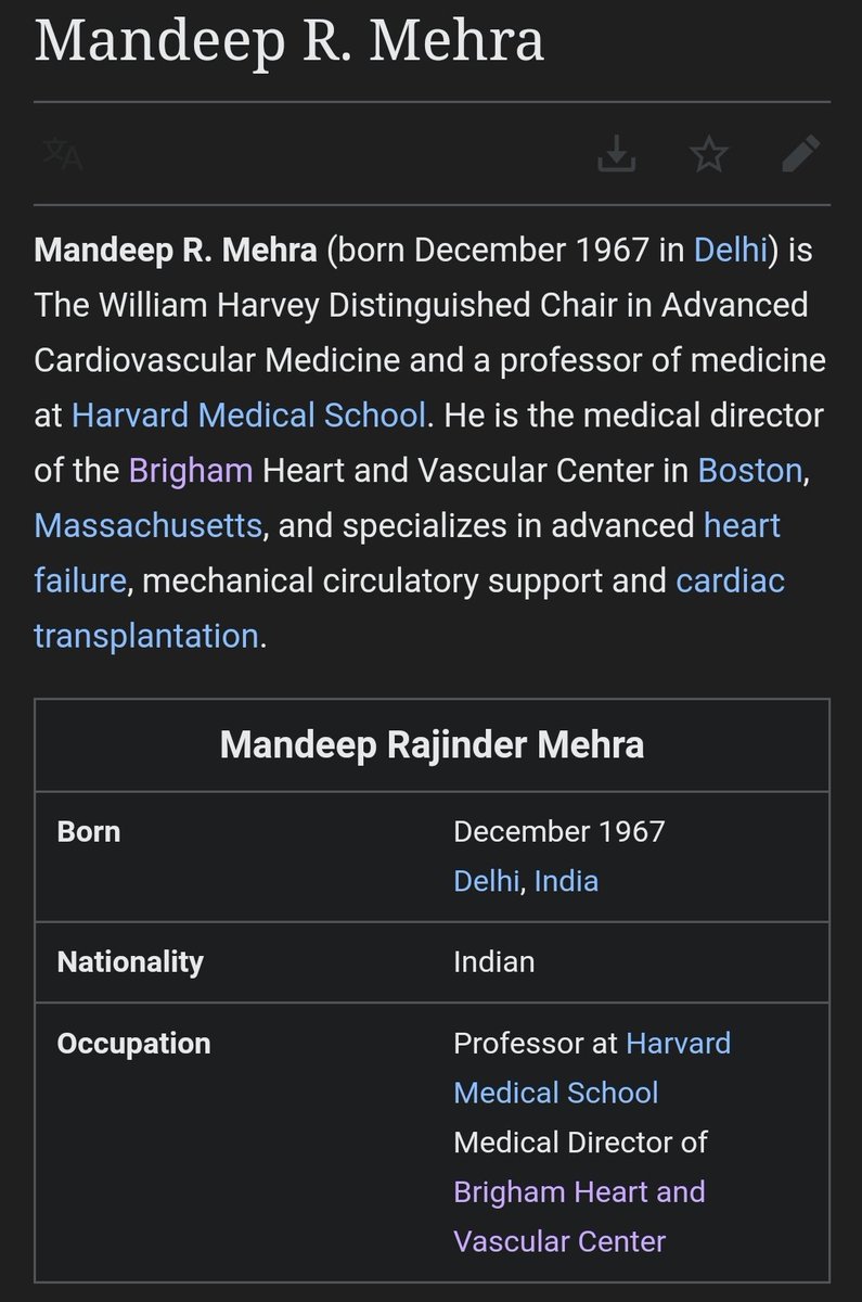 Mais on le connait cet hôpital. C'est pas celui de Mandeep Mehra, l'auteur de l'étude frauduleuse publiée le 22/05/2020 puis rétractée par The Lancet? Ben oui