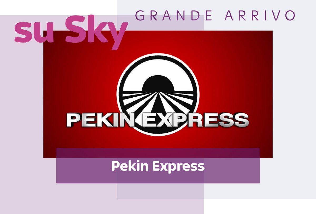 MusicTvOfficial's tweet photo. #BackToNext #SkyUpFront2020
#PechinoExpress diventa #PekinExpress e approda su Sky. Siglato l'accordo in esclusiva. https://t.co/XbzSeAt2Fy