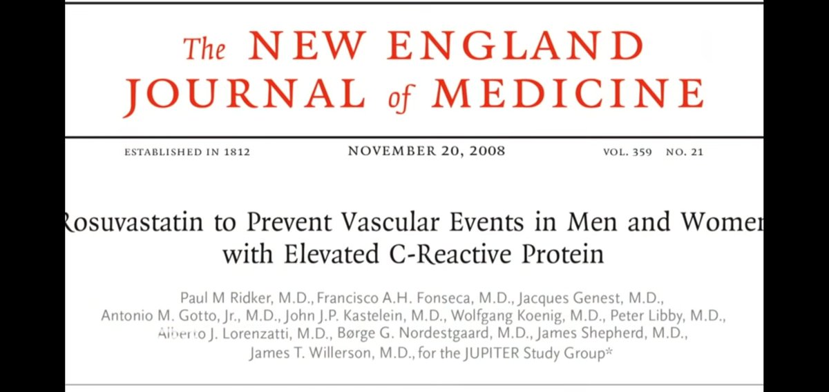 9 consignataires de l'étude sont en contrat avec le laboratoire AstraZeneca. Sur 11. Le premier nom, Paul Ridker travaille au Brigham and Women's Hospital