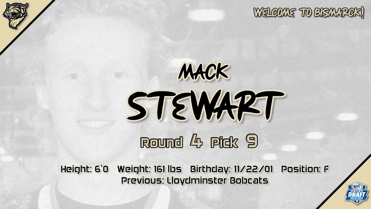 ZhangLiuVC's tweet photo. PICK: Bobcats pick a Bobcat!

With the 9th pick of the 4th round, we have selected F Mack Stewart. Welcome to Bismarck, @MackStewart14! https://t.co/MnZn22rR8c
