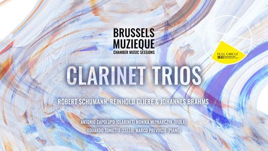 TVPROGRAMME2's tweet image. Clarinet Trios • Brussels Muzieque concert 2020 

LIVE🔴►🔴►🔴 livestream24tv.com/concert

LIVE🔴►🔴►🔴 

Sunday, 27 September 2020
15:00 - 16:30