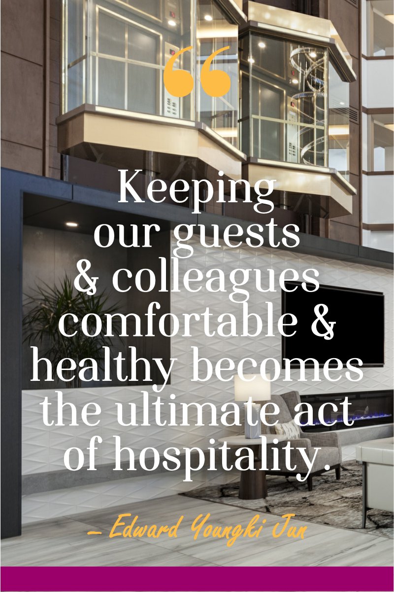 CrowneLansing's tweet photo. “The truth is, hospitality never went anywhere, it just looks a little different now...Keeping our guests &amp; colleagues comfortable &amp; healthy becomes the ultimate act of hospitality. In a people business like ours, if we look after one another, hope &amp; happiness endure" -Edward Jun https://t.co/4ALpfU0sIy