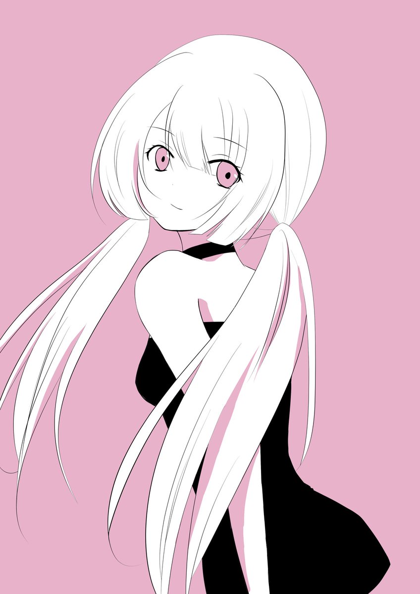 無意識にイラストを描くとツインテールになってしまうことに今更ながら気づいた もっ みゆぅ お絵描きのイラスト