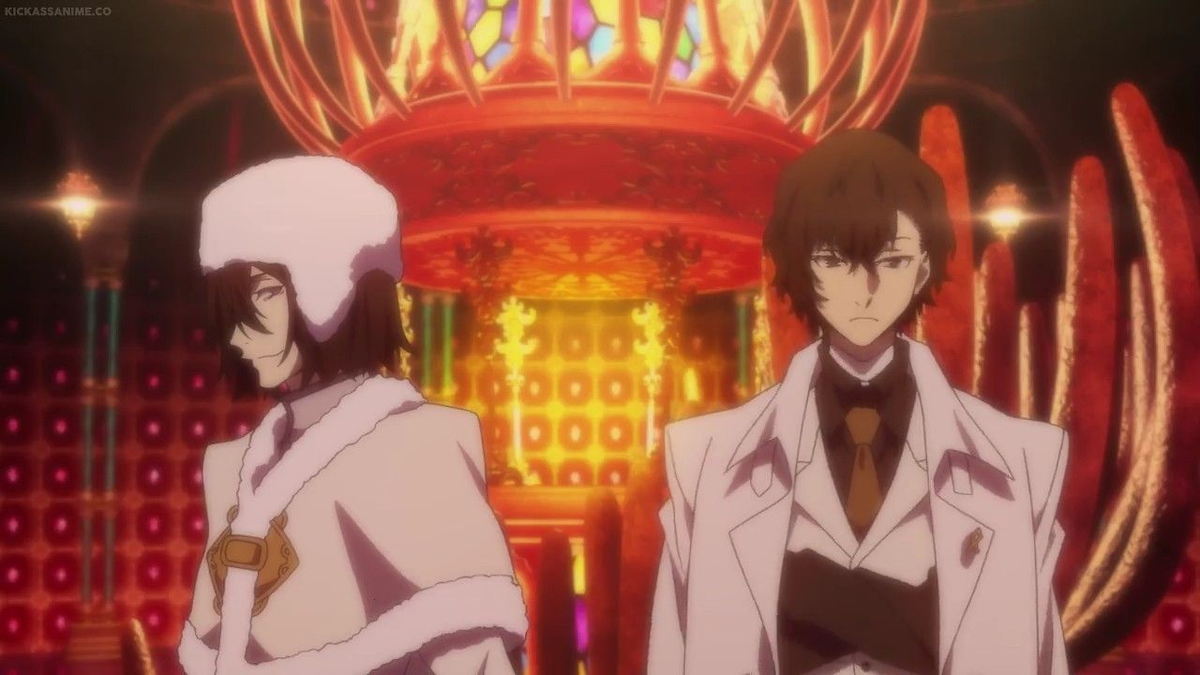 A popular idea is that Fyodor is Dazai's age, creating the perfect foil: that would mean that he is 16 here, and has known him since he was potentially *14.* The implication with this age is that Fyodor has been involved in crime, info exchange, and alone since childhood.