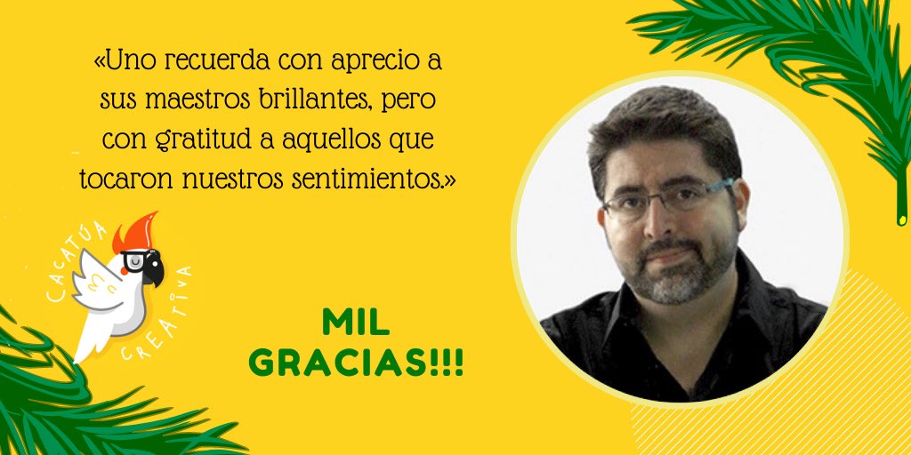 MariaGPdA's tweet image. Las despedidas nunca me gustaron, pero aún menos si se trata de una persona que nos ha sabido transmir cercanía, ha sido motivador, carismático, entusiasta y apasionado en todo lo que nos ha enseñado... Una cacatúa muy agradecida por todo! @FerRubioA 😭😍😍. @cacatuacreativa 🚀🚀