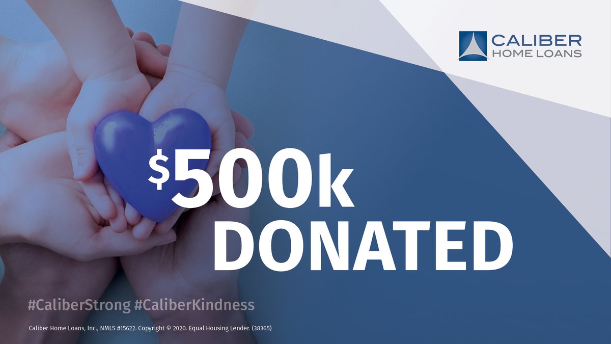 caliberhomeloan's tweet photo. We recently partnered with @UnitedWay to provide relief during Covid-19. Our team stepped up to the challenge and raised $500k! Thank you to everyone who donated to this cause. 100% of our donation will benefit 50 food banks and community support services across the country. https://t.co/1gcRPIh47E