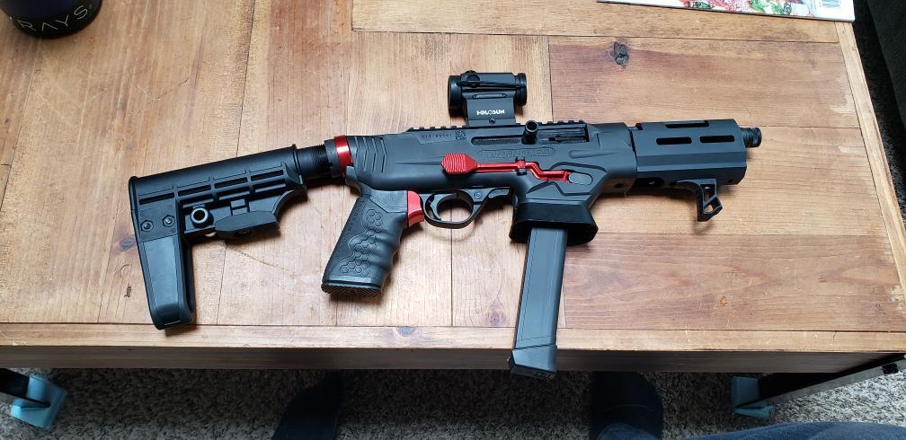 tandemkross's tweet photo. Check out this customer's #tandemized Ruger® PC Charger™! (Also this is your reminder that the "Upriser" is compatible with the PC Charger™!)

#ruger #pccarbine #pccharger #pistol #pcc #9mm https://t.co/f3CT2Xj3Oo