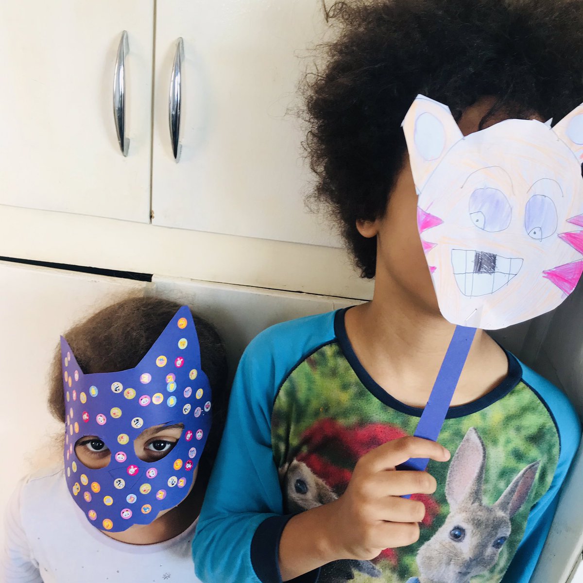 deborahshomefun's tweet photo. Mask fun 😊 https://t.co/6nZNbEX9bO