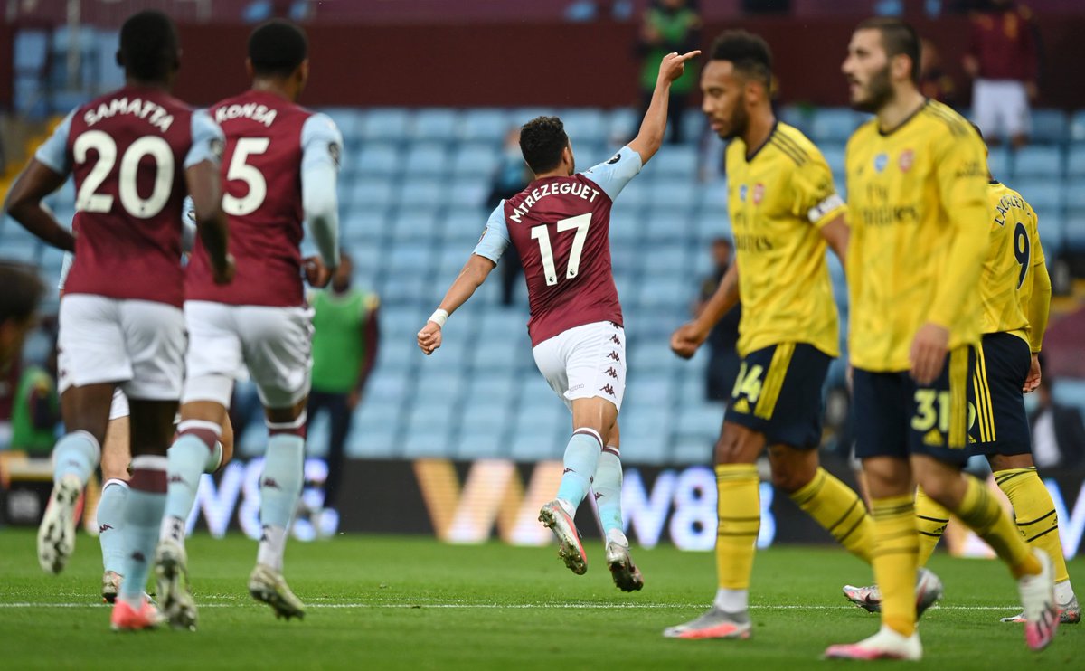 DStvUganda's tweet photo. Aston Villa out of relegation zone, so far!
HT* #AstonVilla 1:0 #Arsenal.
#DStvLiveSportsIsBack #ASTARS https://t.co/bKrqfJNc9j