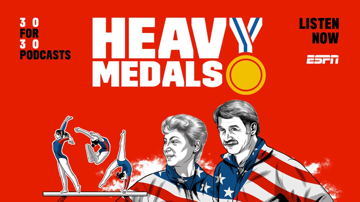 After a year of reporting our newest  @30for30 season is here: Heavy Medals: Inside the Karolyi Gymnastics Empire. This 7 part series has been an incredible honour to be a part of making and I’m so glad it’s finally out in the world for people to hear.  https://podcasts.apple.com/us/podcast/30-for-30-podcasts/id1244784611