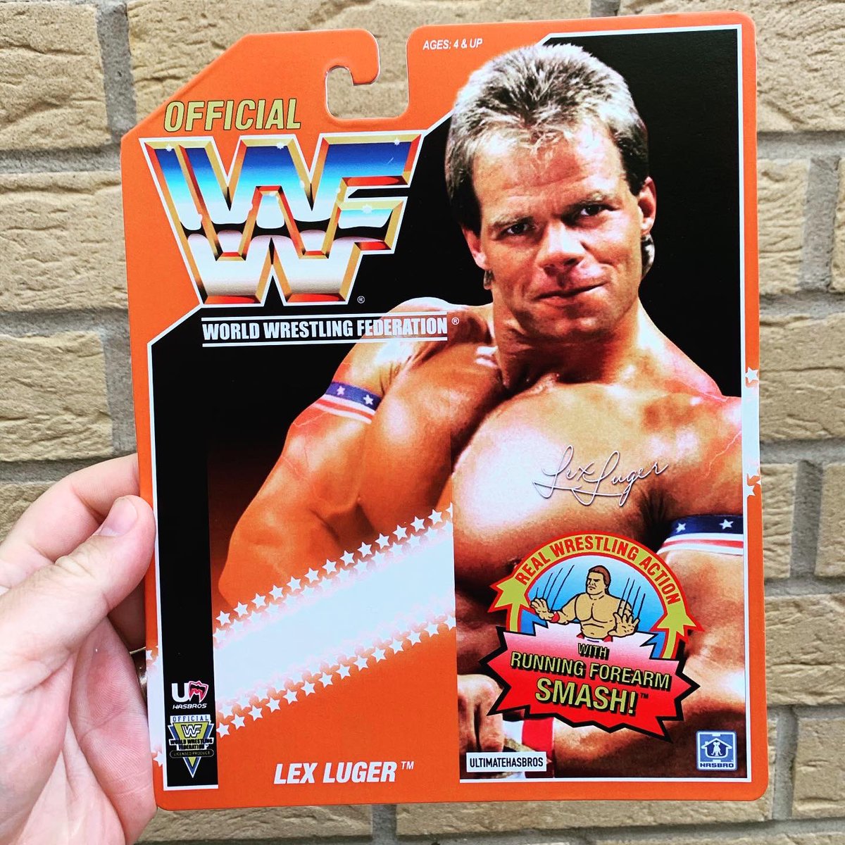 UltimateHasbros's tweet photo. All aboard the Lex Express🗽🇺🇸
Series 12, 🍊Series. Made in the USA Lex Luger
Cards by: @ultimatehasbro
#wwemattel #hastteltoy #wwecustom #wrestling #retrofigure #wwfhasbrocustom #wwf #hasbro #wwfhasbroforsale #wwfcustom #toys #wcw #wwfhasbro #wrestlingfigures #lexluger https://t.co/9yB5hFVsMy