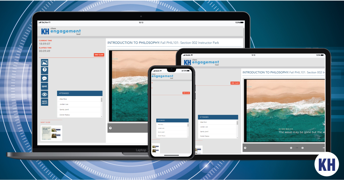 KendallHuntHE's tweet photo. Close attendance loops, dynamic classroom streaming and lecture recording are just a few of the benefits to the new Classroom Engagement Tool from Kendall Hunt. Schedule your demo and learn more here: https://t.co/PuwdbPk0BL https://t.co/vmcnbnA7of