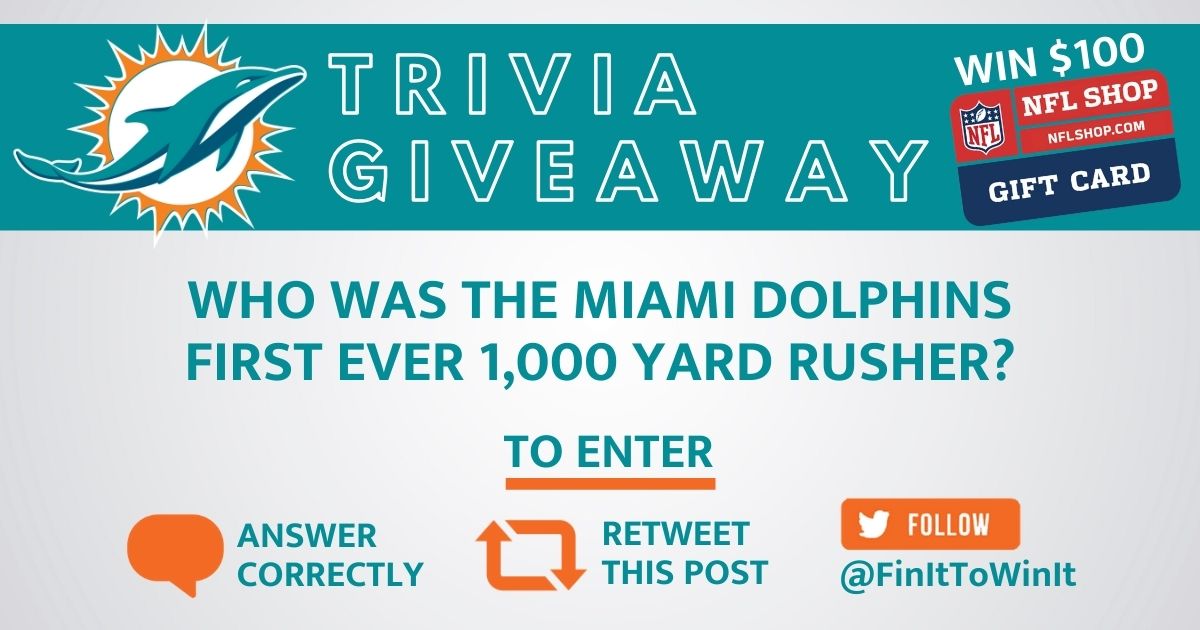 Fin It To Win It - A Miami Dolphins Pod tweet media