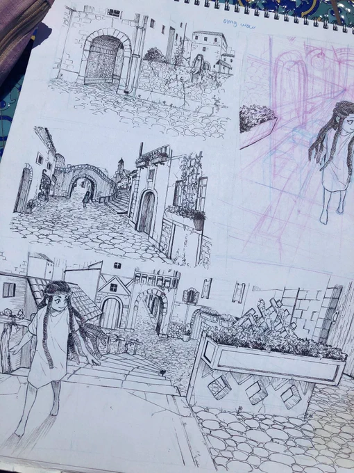 Village concepts from my sketchbook ? 