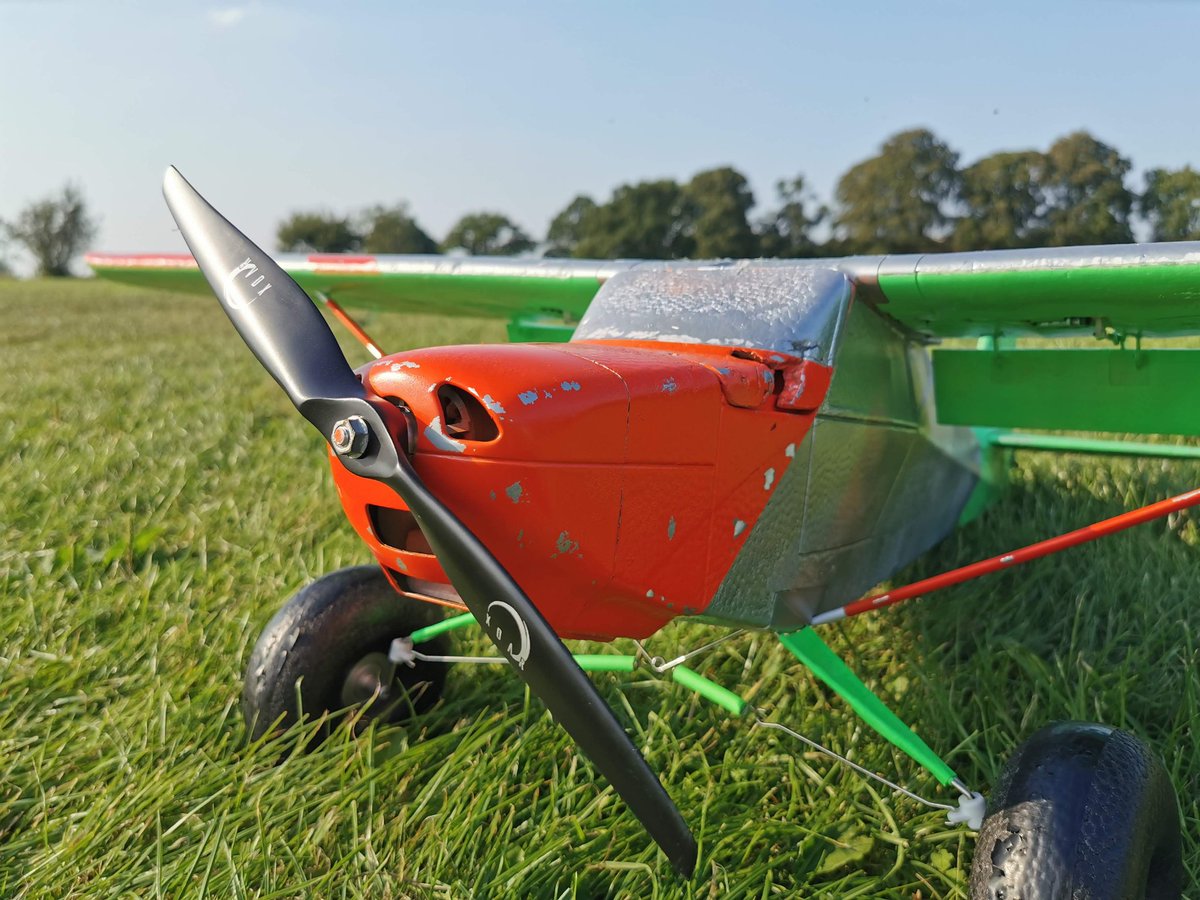 vikings_rc's tweet photo. 'The Tatty Tundra'

She's by no means a shelf queen but jeez she's a lot of fun! One wheel touch and go's, diving with full flaps to land, super short take offs... Perfect!

Modern day classic we think! 👍🏆

What's your most used and abused aircraft?!

#hobbyking #tundra #tatty https://t.co/ApewLyfNZ9