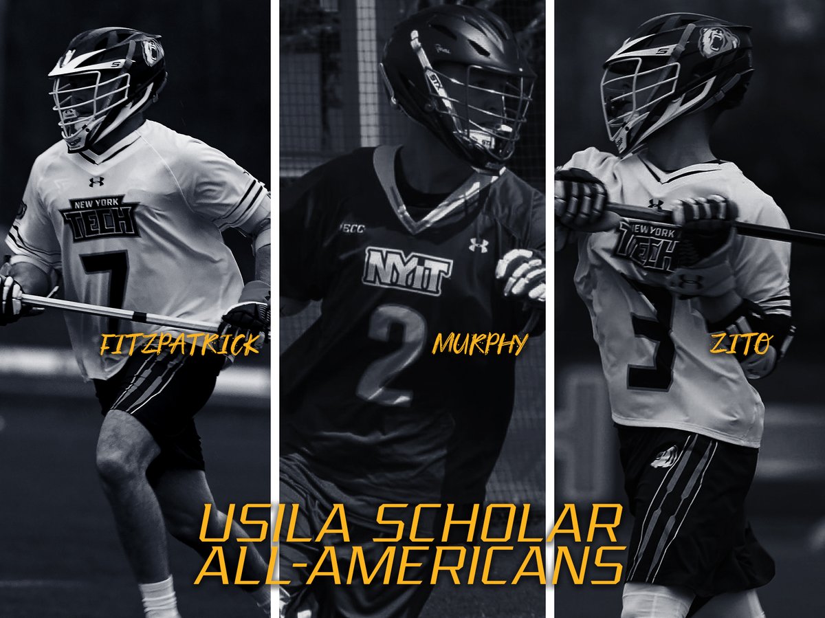 .@NYITMLAX's Fitzpatrick, Murphy &amp; Zito Named <a href="/USILA_Lax/">USILA</a> Division II Scholar All-Americans

📰: bit.ly/30A7e2V