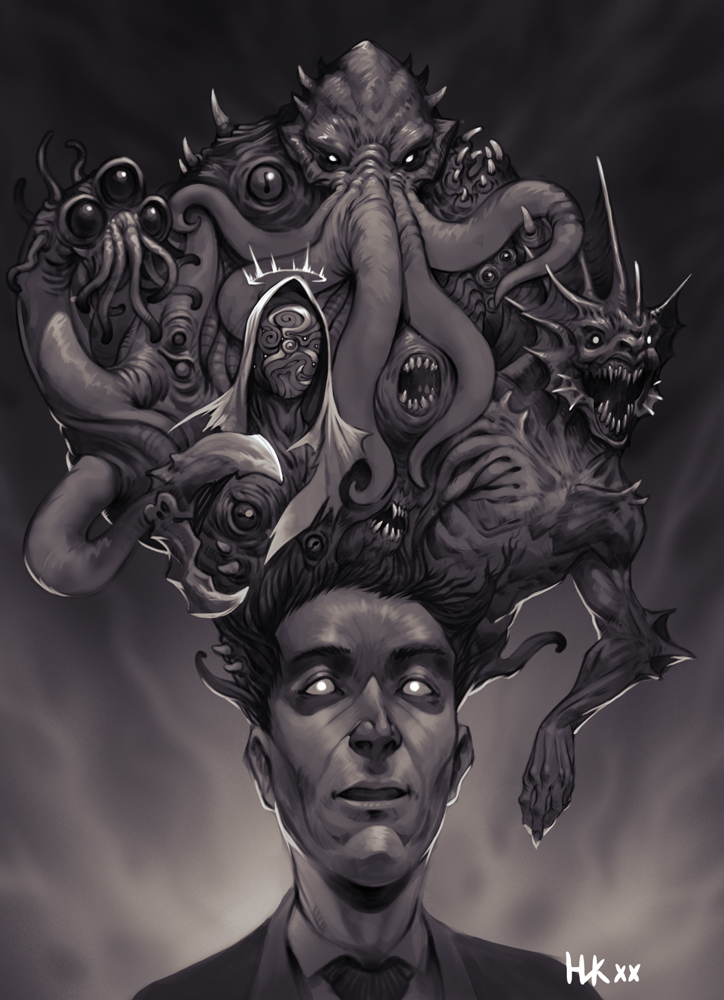 KaurNick's tweet image. #Lovecraft #Cthulhu #art #illustration #digitalart