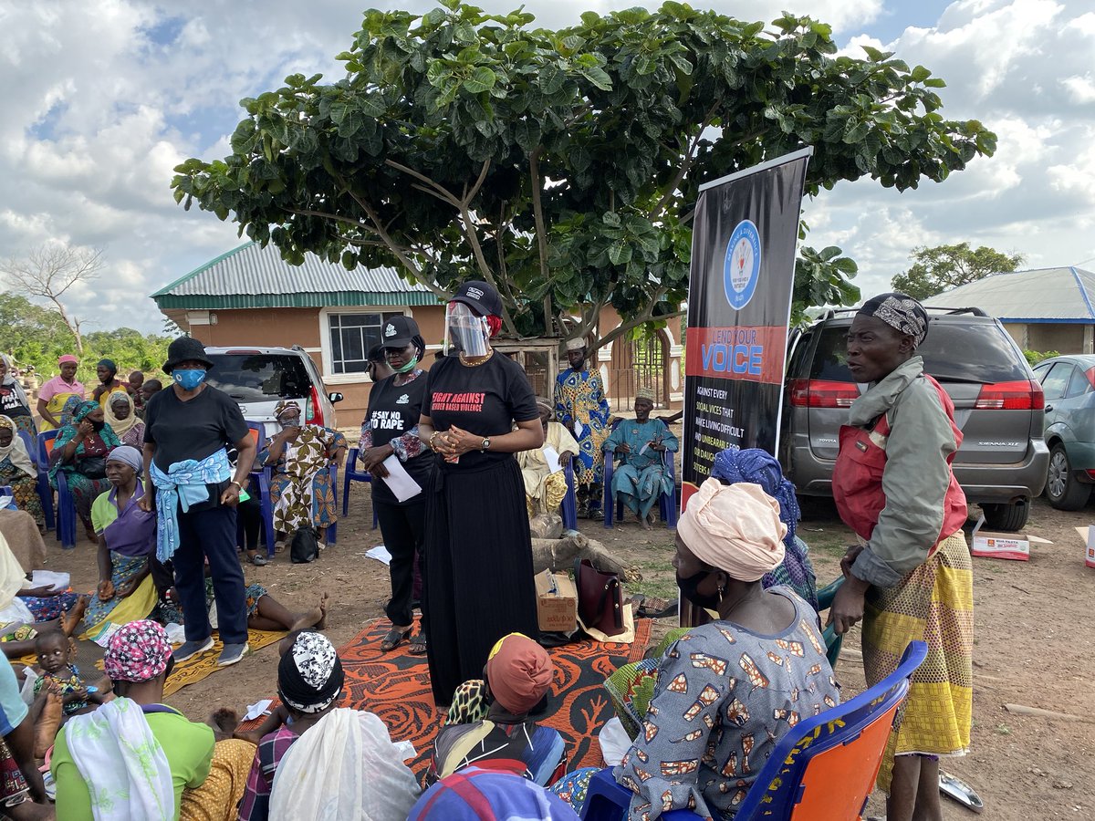 I had so much to do in 2 days, but I found a way around it by delegating when necessary.
”No man is an island &amp; no one is indispensable”
I joined MOTEST’s needs assessment &amp;other duties. Most important, was grassroots campaign &amp; advocacy, in the fight against violence &amp; Covid-19