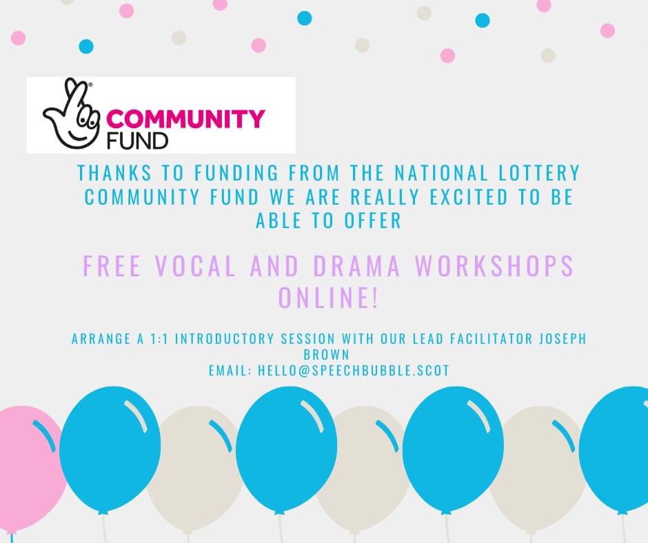 If you're 18 or under, have a motor speech problem caused by CP or another physical disabilty and you love drama and want to make new friends, get in touch with us we are keen to put together our new workshops. #SpeechBubble #VocalWorkshops #DramaWorkshops