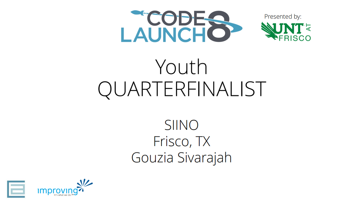 SIINNO_Tech's tweet photo. So excited to share that SIINNO has been selected as quarter finalist for this years Code Launch. We are very grateful for this opportunity extended to us by Jason W. Taylor and the Code Authority team. Last years event was amazing and we can't wait to see how this year goes! https://t.co/DEewno3YA6