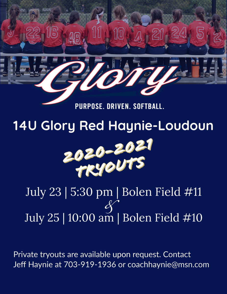 Looking to Complete our Fall roster, see below