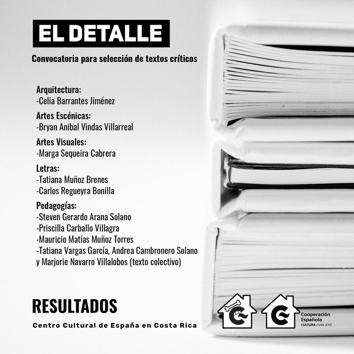 casacanibal's tweet photo. Ya están disponibles en nuestra web los textos seleccionados en la Convocatoria de Textos Críticos El Detalle, que abordan nuevas miradas pedagógicas, el panorama artístico-cultural del país, la evolución de los barrios, etc. 
 https://t.co/cXZGhXjw4d https://t.co/W7dPw3FyCL