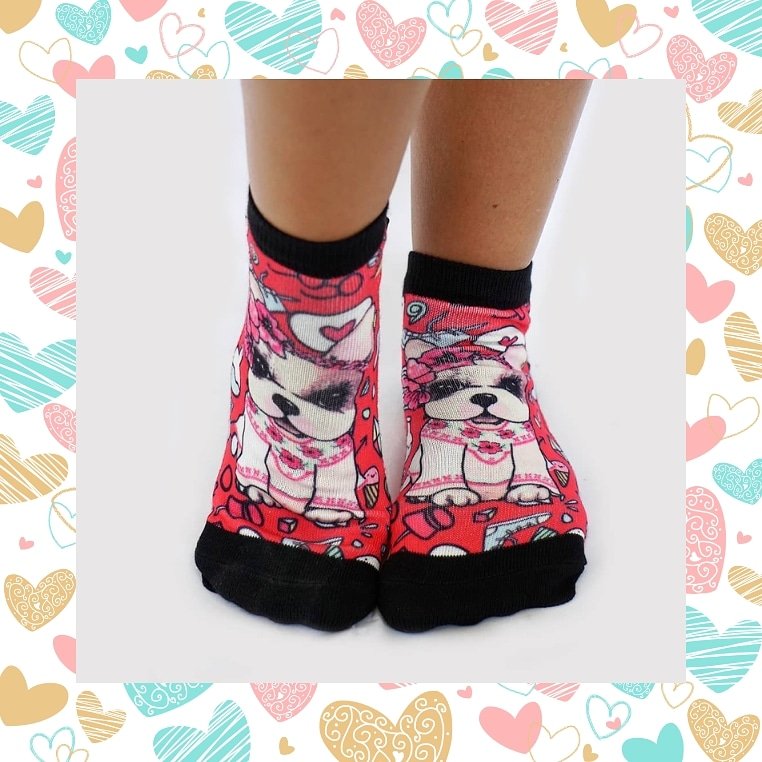 pinela_chau's tweet photo. AMAMOS ESTOS SOQUETES PINELESCOS DE DISEÑO #ModeloCoraje 🐶
De lycra de algodón con estampa de Sofía by Simones. 
Con talón. 
#Soquetes #SoquetesDeDiseño #ModeloCoraje #LycraDeAlgodon #Sublimado #Sofia #Puppy #Perro #bulldog #Diseño #Accesorios #EnStock #ChauPinela #Invierno2020 https://t.co/DIhxG8Fggj