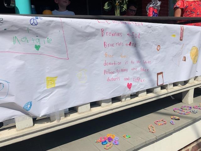 LititzPolice's tweet photo. Officers Heise, Burke and K9 Nicha stopped by the lemonade stand today! It's an honor to work in such an amazing place! #Coolestsmalltown #LititzRocks #LBPDK9 https://t.co/2Czx38kA4v
