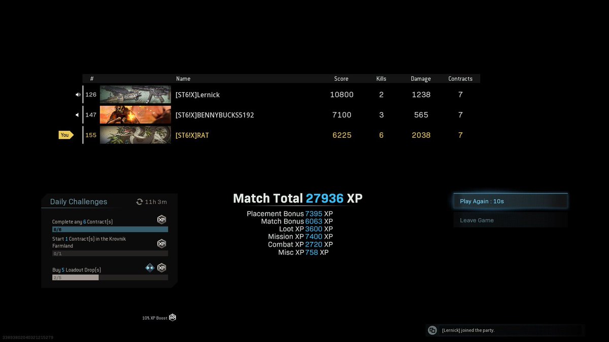 GangerST6's tweet photo. Quick little W for @SlimeTeamSix !!! Never scared when I’m with @mojoST6ix and @BennyBucksST6 #LFG #31 https://t.co/3NznTTnFzk