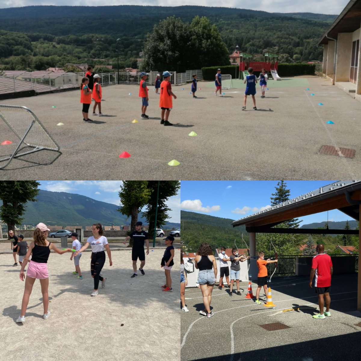 caroline0185's tweet photo. Initiation tir à l'arc, ultimate et tchouk ball pour 20 enfants de 9 à 13 ans de l'accueil de loisirs @LeoLagrange de Valserhône https://t.co/M9CTO5fQxC