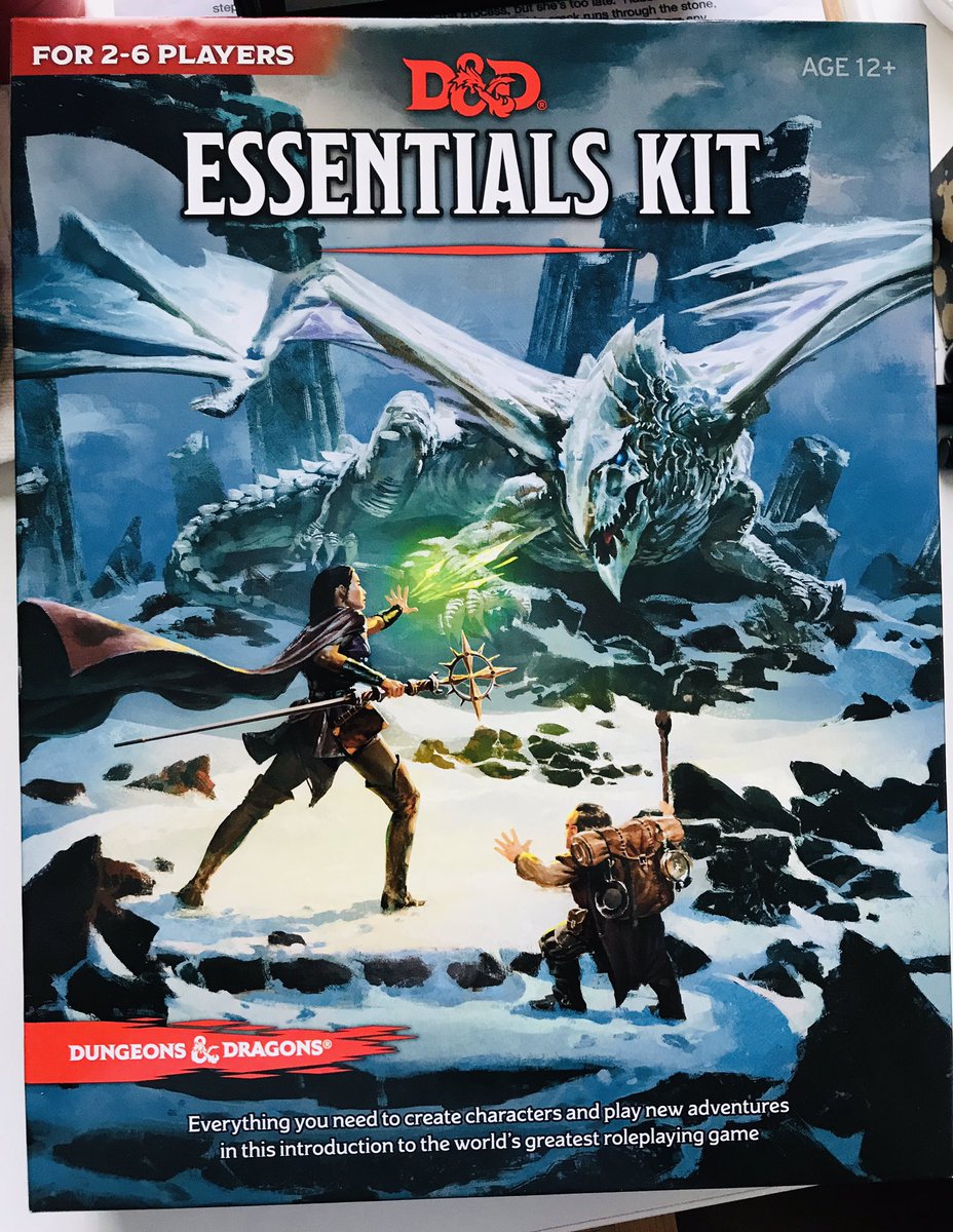slotfi's tweet photo. Who says staying home isn’t fun?! Picked up D&D the Essentials Kit, the adventure begins! Heard lots of great things about 5E looking forward to it! #dndessentialskit #dungeonsanddragons5e #dungeonsanddragons #ttrpg #rpg #dice #dragons #fantasy #quarantine #quarantinegames https://t.co/1quRaVFAAM