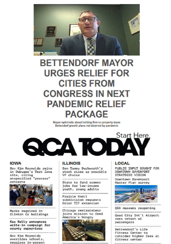 Jim Niedelman (<a href="/JimNiedelmanAnc/">Jim Niedelman Anchor</a>)/<a href="/WHBF/">Our QC News on Local 4 WHBF</a> speaks w Bob Gallagher (<a href="/Gallagher4Mayor/">Bob Gallagher</a>)/(<a href="/bettendorfiowa/">City of Bettendorf</a>) for his "4 the Record" segment. What are the odds Gallagher envisions a run for the presidency in 2028? Aaaaaaaaaand DEBATE!. . .
