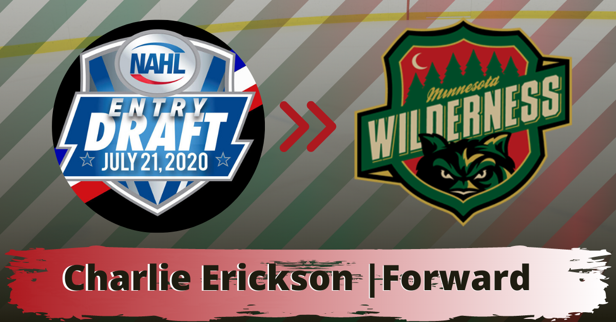 The Minnesota Wilderness has selected Charlie Erickson as the 203rd overall pick in the #NAHLDraft. 

Charlie played the last season in Duluth with East High School as a forward and tallied 25 points. 

Welcome, Charlie!