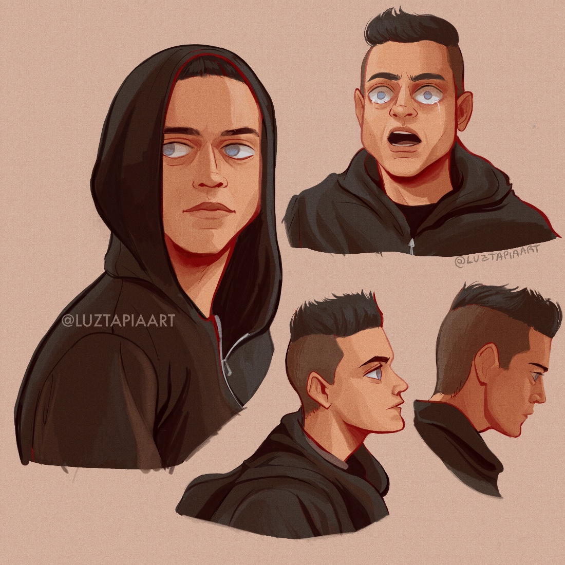 luztapiaart's tweet image. My #mrrobot sketches and drawings! All made in @Procreate . Don’t repost! ❤️
.
#procreate #whoismrrobot #elliotalderson
