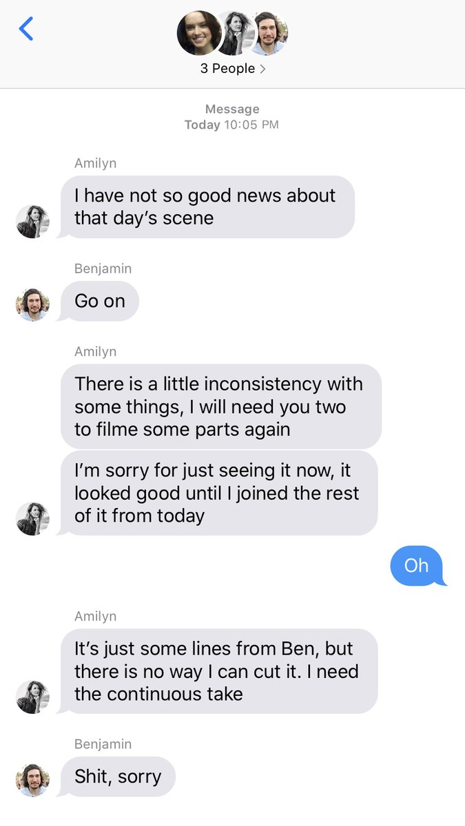 17.The director has some bad news for the leading couple one night.