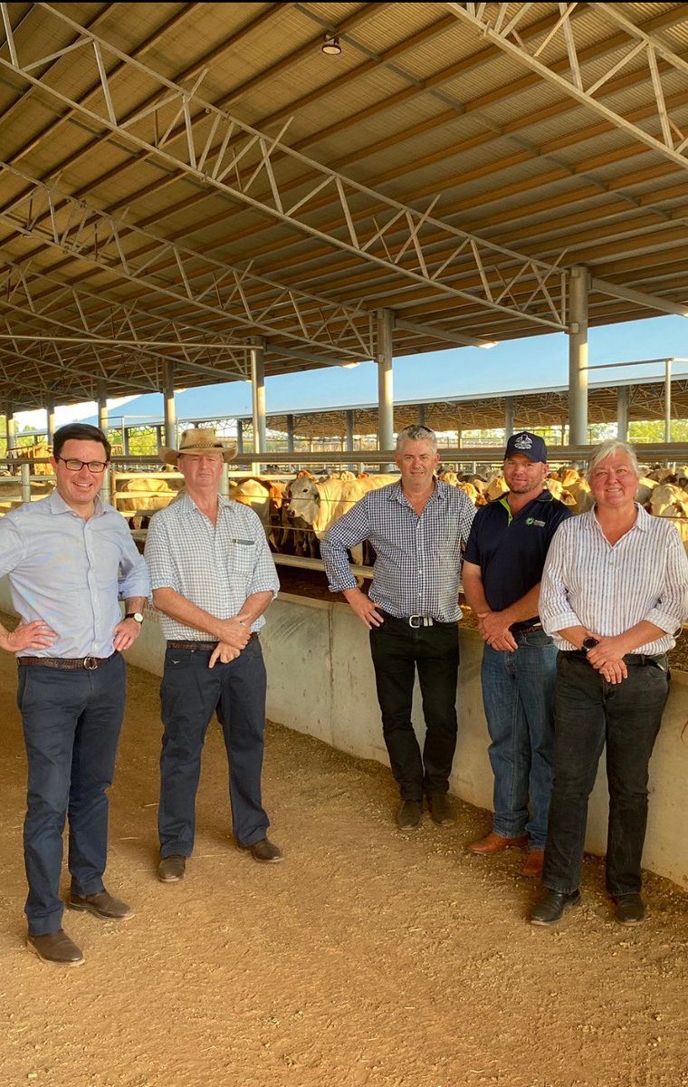 Great to see David Littleproud MP &amp; Fed Ag Minister in the NT &amp; NT Senator Sam McMahon Supporting the live trade @ the Berrimah Export Yards.