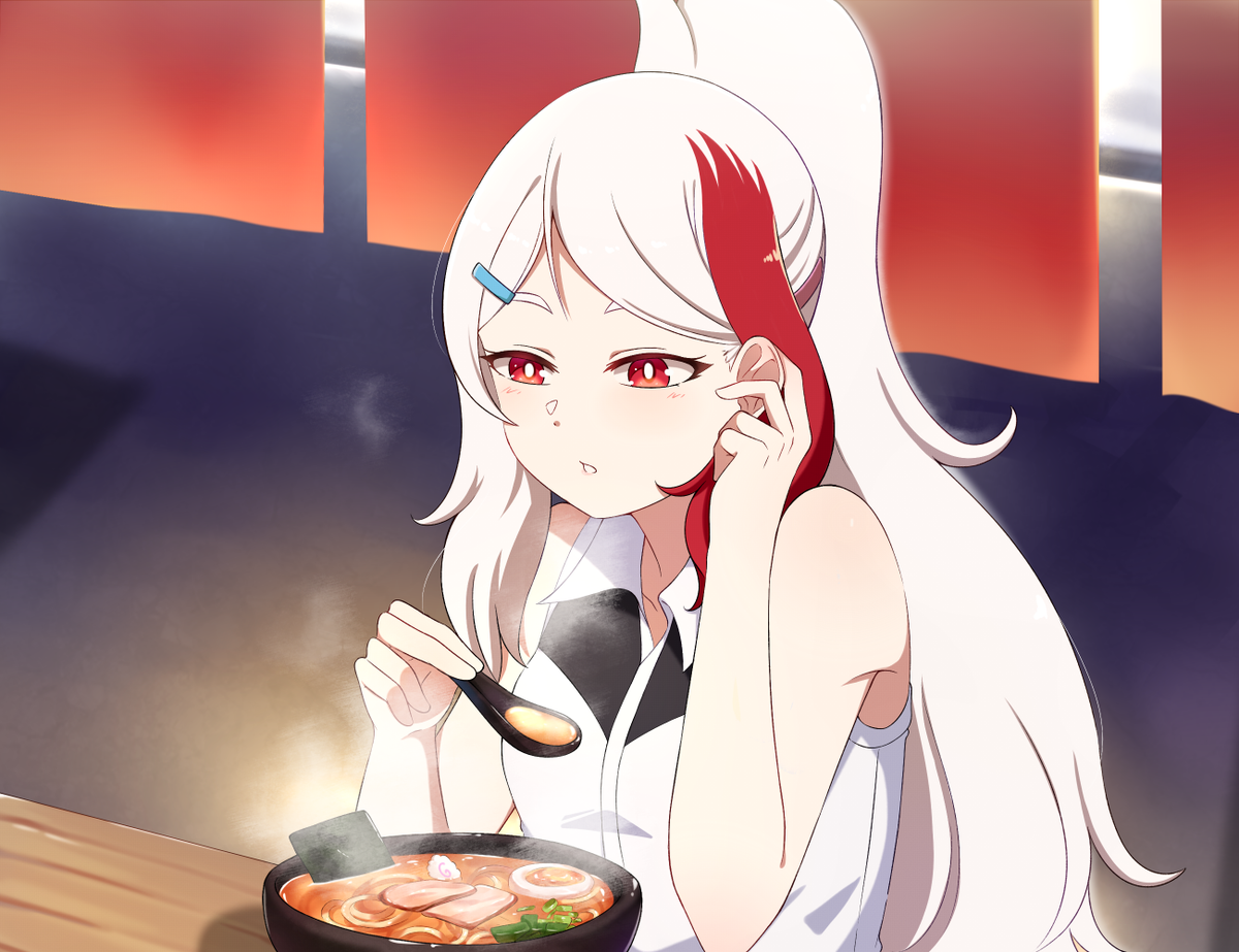 ZuffarH77's tweet photo. Eating Ramen in the midnight u.u
#illustration #OC #food #ramen #ラメン https://t.co/iInOs2aCXb