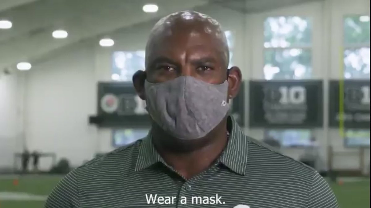 MSU_Football's tweet photo. 🚨 Another Reminder 🚨 

#MaskUpMichigan https://t.co/QpDq0vUXGo